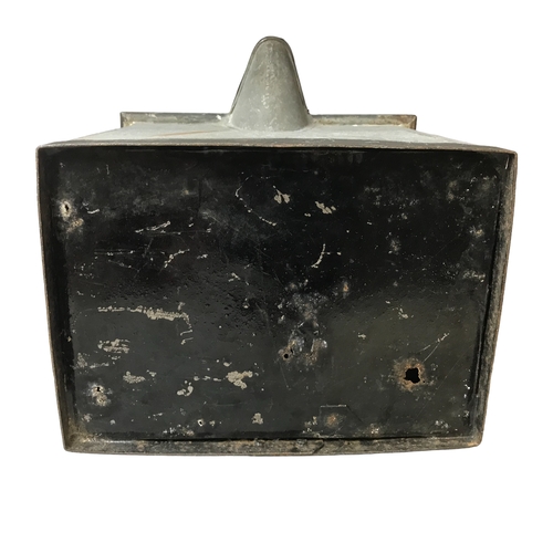 90 - Antique galvanised early cooler box? - double skinned