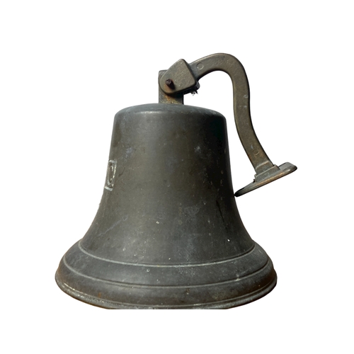 94 - A large brass / Bronze? reproduction Titanic bell.