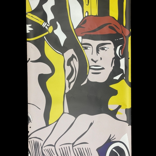 40 - A large Roy Fox Lichtenstein style Pop Art poster / print.
200 x 100cm