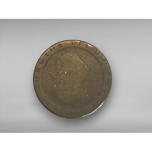 108 - Two large George III Cartwheel pennies, 1797.