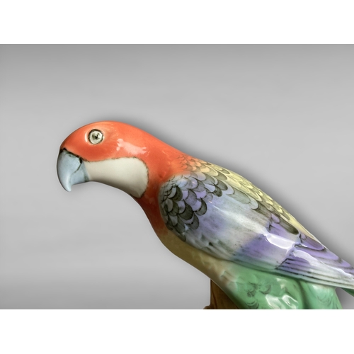 78 - A Royal Dux Parrot figurine.
Designed by V. Daniel.
27cm tall