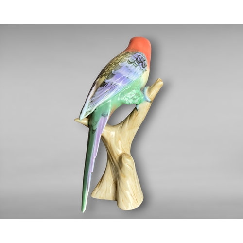 78 - A Royal Dux Parrot figurine.
Designed by V. Daniel.
27cm tall