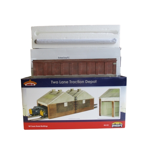 453 - BACHMANN SCENECRAFT 'TWO LANE TRACTION DEPOT' MODEL RAILWAY BUILDINGS. 'OO' SCALE.