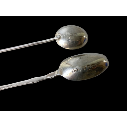 60 - A collection of Silver flatwares. Includes four silver forks, a spoon, knife and two teaspoons. All ... 