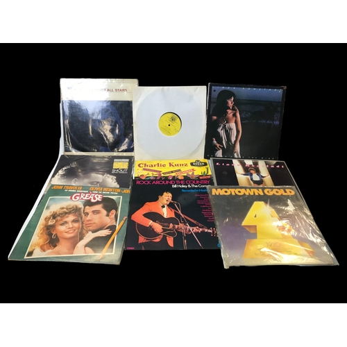 381 - A COLLECTION OF VINYL LP RECORDS INCLUDING: DIANA ROSS, MOWTOWN GOLD, LINDA RONSTADT AND MANY MORE