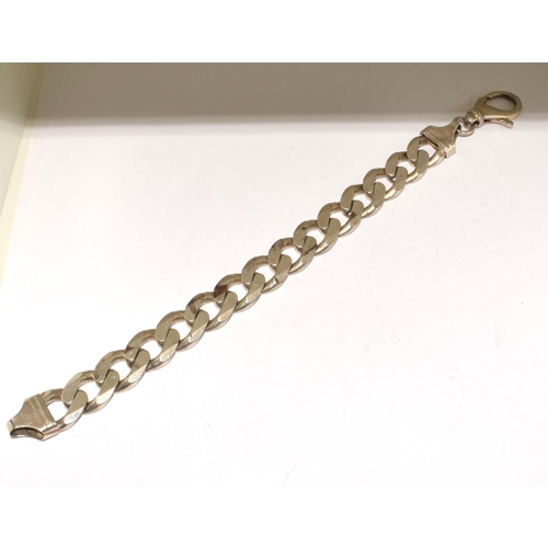 223 - 925 silver heavy bracelet 22cm 64g