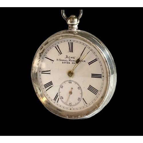 87 - A Vintage Gent 935 Open Face Pocket Watch. Key Wind