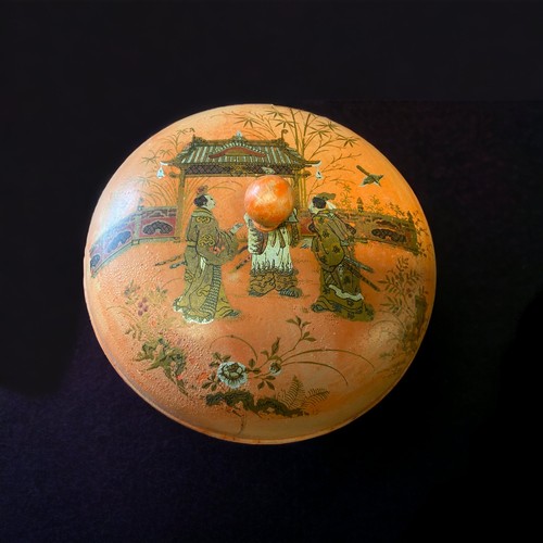 278 - A CHINESE TRAVEL VANITY / SHAVING BOX, TOGETHER WITH THREE CHINOISERIE BOXES.