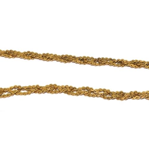 100 - 9ct gold mesh link bracelet 2.4g