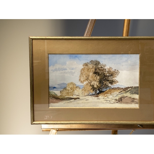 54 - THREE EARLY 20TH-CENTURY CONTINENTAL WATERCOLOUR PAINTINGS. DEPICTING VARIOUS LANDSCAPES.