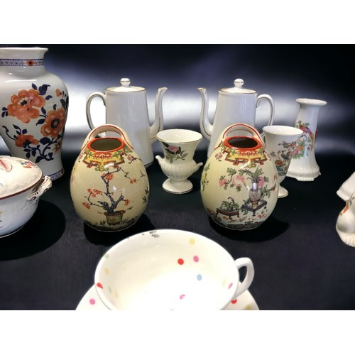 202 - A Large mixed lot of Mixed ceramics Victorian and later, including Staffordshire, and more