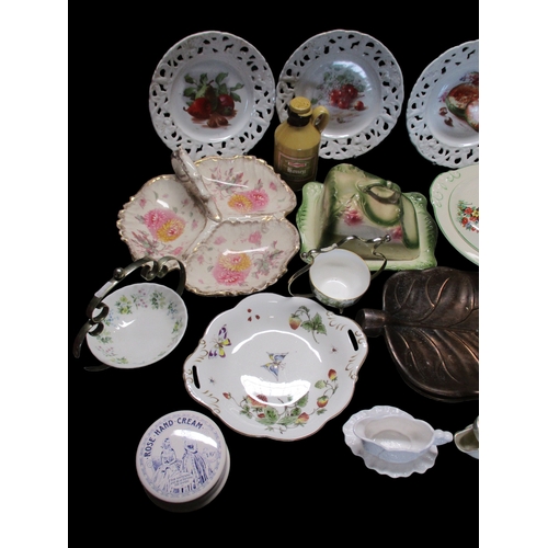 204 - A Large collection of European Porcelain plates, Sweet Plates and Dessert plates