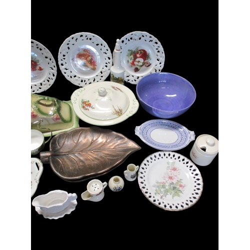 204 - A Large collection of European Porcelain plates, Sweet Plates and Dessert plates