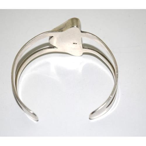 184 - 925 silver clip round fashion bracelet