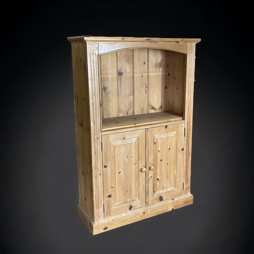 47 - A VINTAGE PINE CABINET.