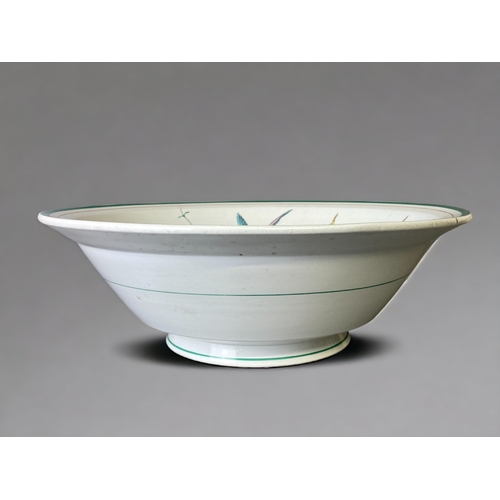 98 - A LARGE  VICTORIAN GEORGE JONES WASH BOWL. WITH A CHRISTOPHER SRESSER STYLE DESIGN. 
14.5 X 43 CM