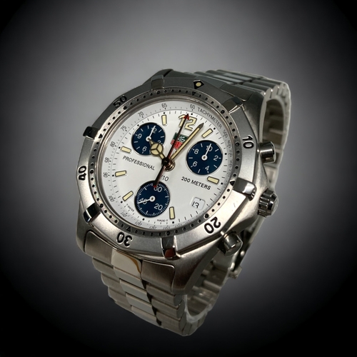 A RARE TAG HEUER CK1111 CHRONOGRAPH F1 DAVID COULTHARD EDITION