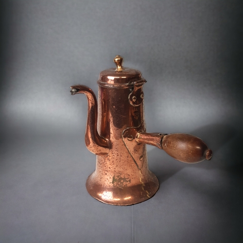 19th Century Copper Coffee Pot