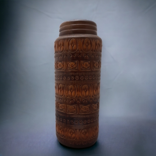 328 - A LARGE WEST GERMAN POTTERY VASE.