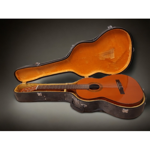 353 - A CASED ADMIRA ALMERIA ACOUSTIC GUITAR.