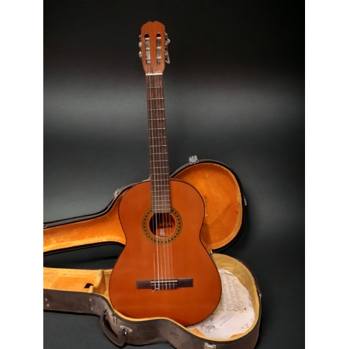 353 - A CASED ADMIRA ALMERIA ACOUSTIC GUITAR.