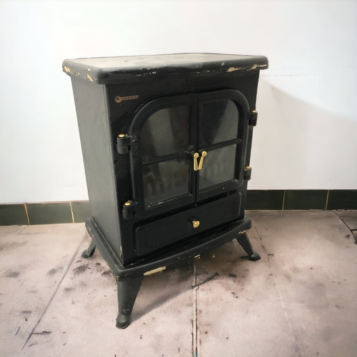 356 - BLACK ELECTRIC STOVE HEATER.