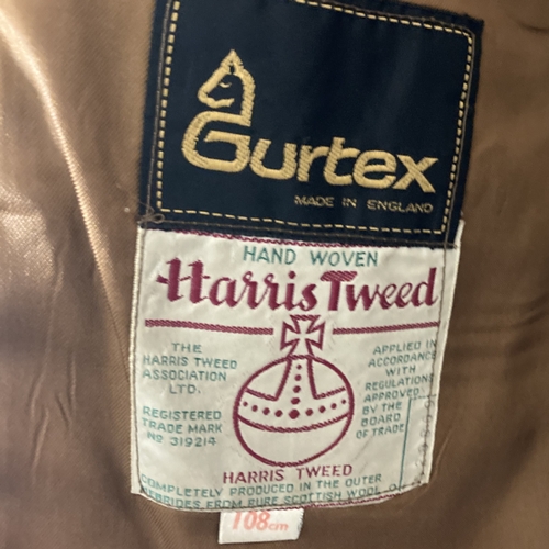 370 - A VINTAGE GURTEX HARRIS TWEED MENS JACKET