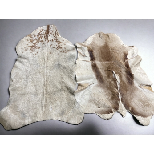 373 - SPRINGBOK HIDE & GOAT HIDE FLOOR RUGS