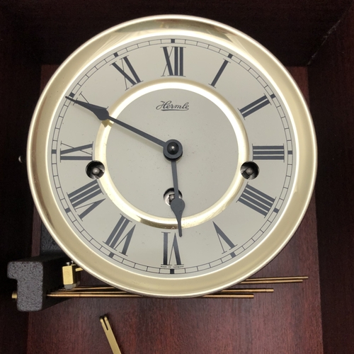 375 - A Franz Hermle Vienna Wall Clock, striking on 5 bar gong.