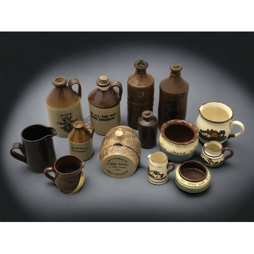 91 - A JOBLOT OF VICTORIAN AND OTHER STONEWARE