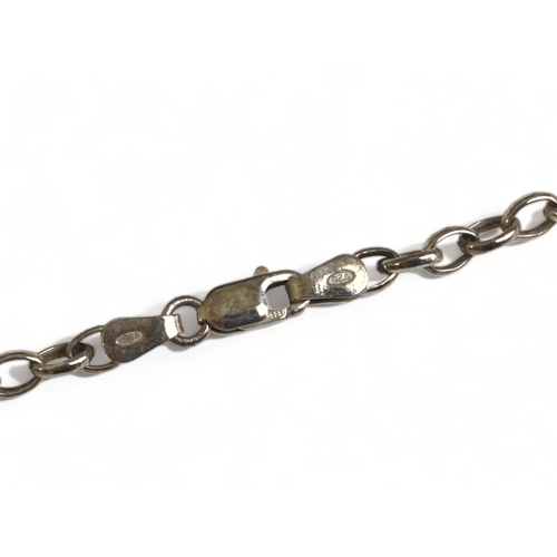 201 - A 925 SILVER CHAIN.