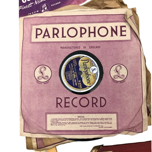 407 - A JOB LOT OF PARLOPHONE LP RECORDS.