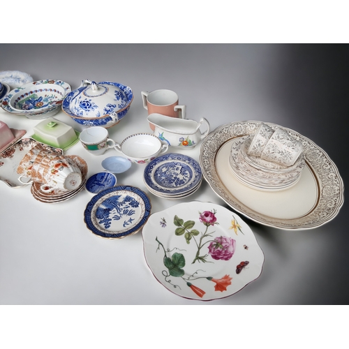 438 - A LARGE COLLECTION OF VICTORIAN & LATER CERAMICS.