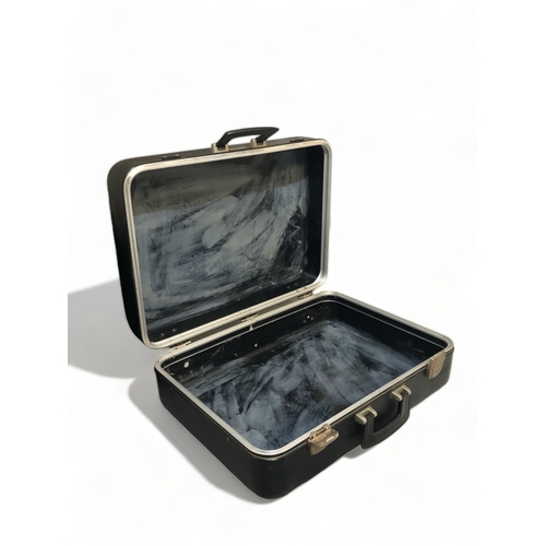 511 - A VINTAGE ANTLER SUITCASE AND ANOTHER