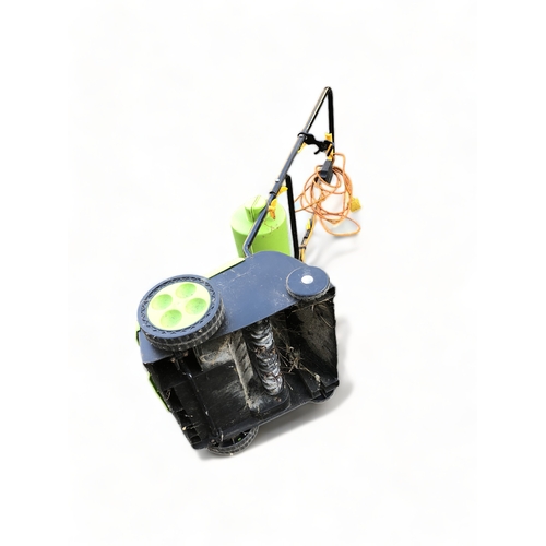 107 - AN ELECTRIC  LAWN SCARIFIER/MOWER