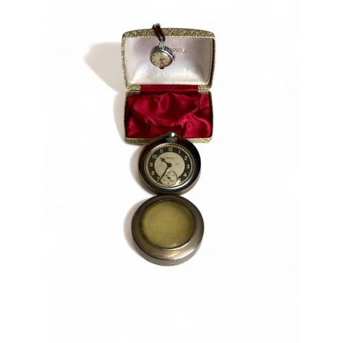 278A - A VINTAGE INGERSOL 5 JEWEL LADIES WATCH AND A INGERSOL POCKET WATCH