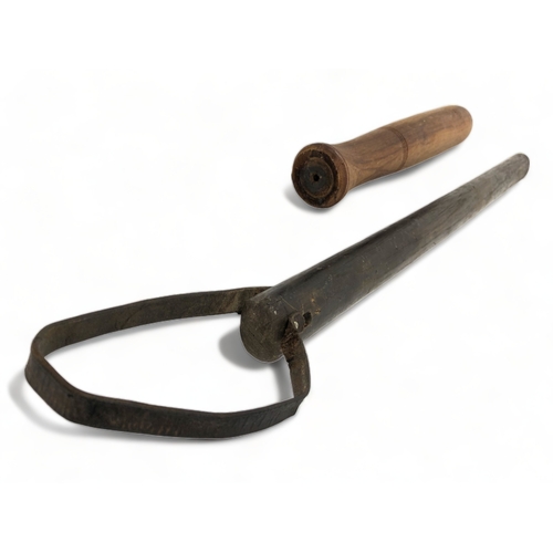 161 - Two vintage police batons / night sticks.