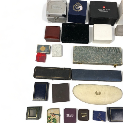 274 - A collection of vintage jewellery boxes.