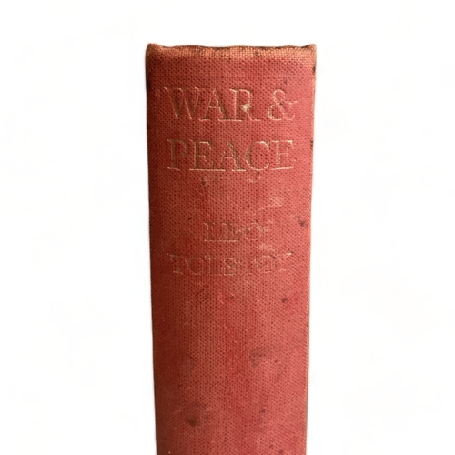 708 - A 1943 'War & Peace', Leo Tolstoy. With original page marker. Together with early edition 'Gone with... 