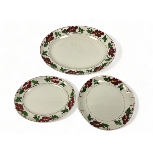 262 - Three large B.P Co ltd 'Scotch Ivory' ceramic meat plates.