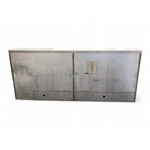 305 - A LARGE INDUSTRIAL CATERING STAINELESS STEEL SHELVING UNIT!