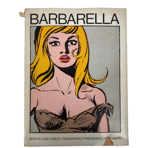 307 - A 'Barbarella' graphic novel by Jean-Claude Forest, together with 'The Trigan Empire' and 'Dan Dare'... 