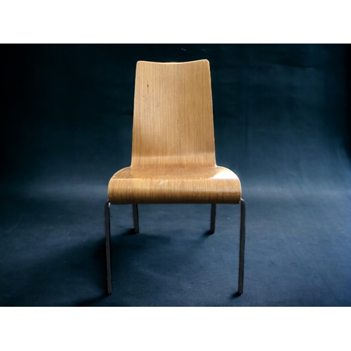 412 - A rare Vintage Italian Plywood Chair by PLANK.