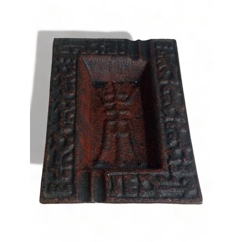 436 - Vintage Japanese Nanbu Tekki caste Iron Ash Tray