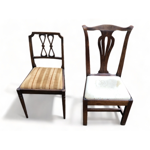 21 - 2 19th Century hall Chairs