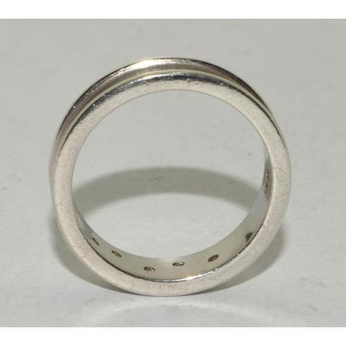 43 - Hot Diamond 925 ring Size Q 1/2.