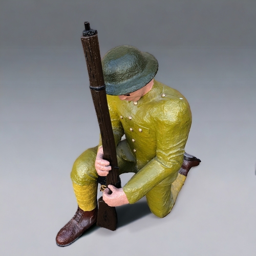 236 - An Unusual Full Size Papier Mache WW1 Somme Soldier