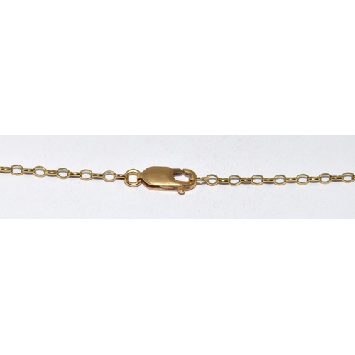 107 - 9ct gold neck chain 59cm 5.3g