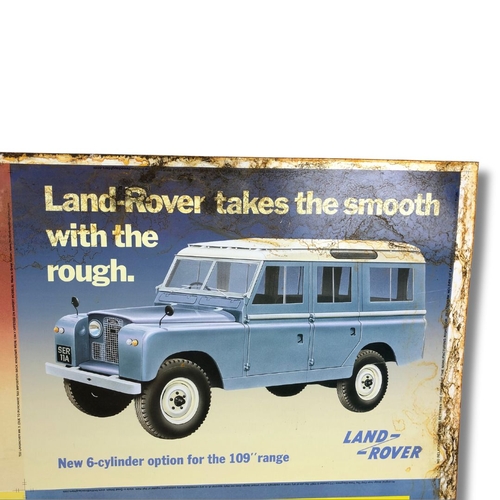 72 - Land Rover & Morris Minor Vintage Sign