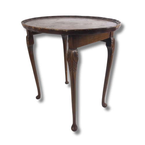 138 - Antique Sutherland Table and One other Pie Crust Topped Table